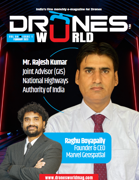 Drones World magazine Cover page